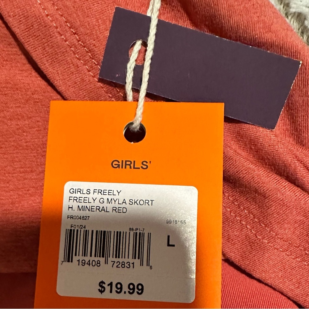 Freely Girl’s Mineral Red Myla Skort - Picture 8 of 10